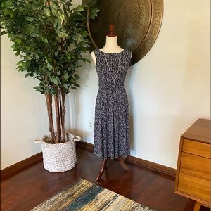 Black & White Floral Jessica Howard Dress - Size 6